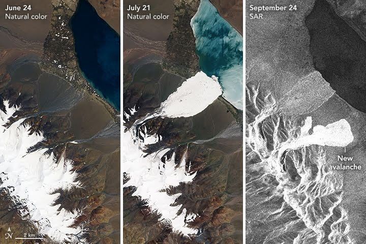 A Second Massive Ice Avalanche in Tibet - NASA Science