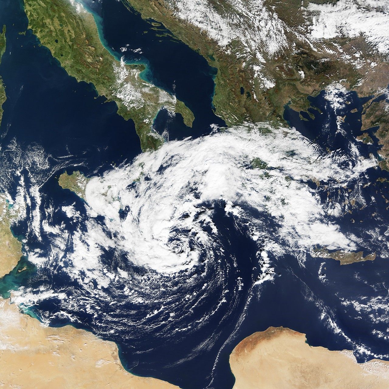 Cyclonic Storm in the Mediterranean
