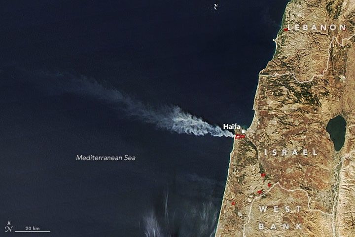 Fires in Israel