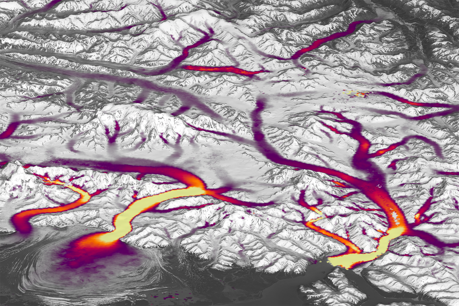 Mapping the Speed of Ice