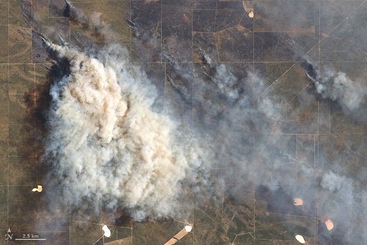 Multiple Fires Blaze in Argentina