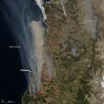 Fires Blaze in Chile