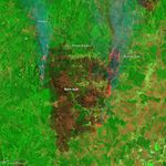 Satellites Capture Different Views of Devastating Fires in Chile