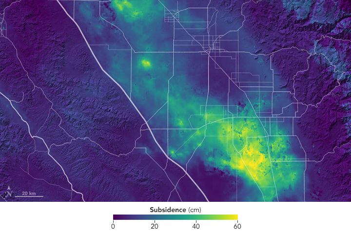 San Joaquin Valley is Still Sinking
