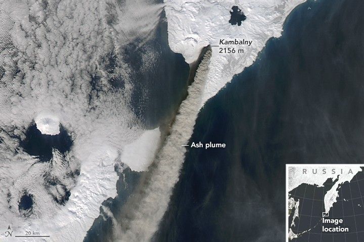 Russian Volcano Rumbles