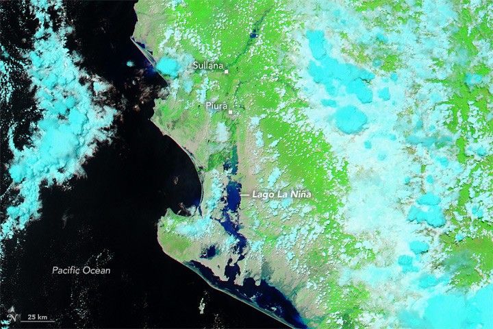 Flood Waters Inundate Coastal Peru