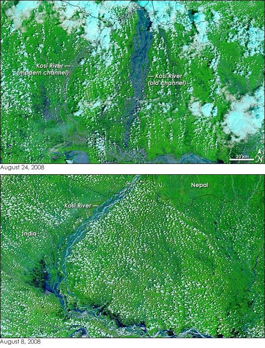 Monsoon Floods Reshape Indian River