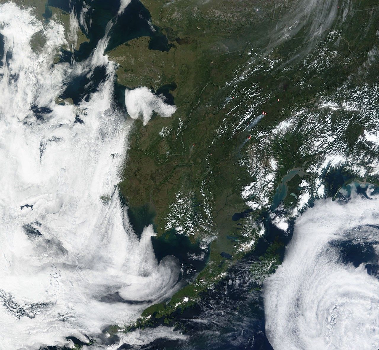 Fires and Heavy Smoke in Alaska