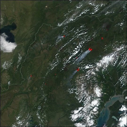 Fires and Heavy Smoke in Alaska
