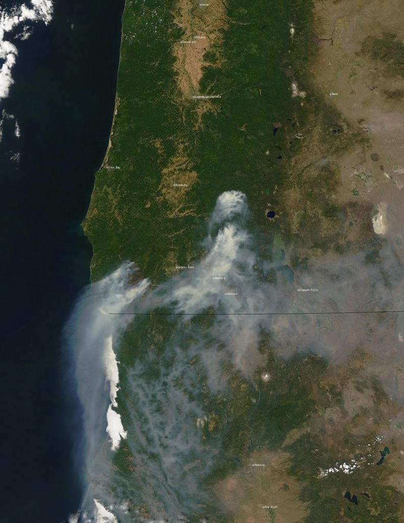 Fires Scorch Oregon - NASA Science