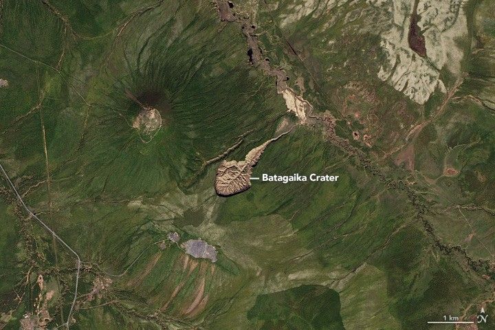 Batagaika Crater Expands