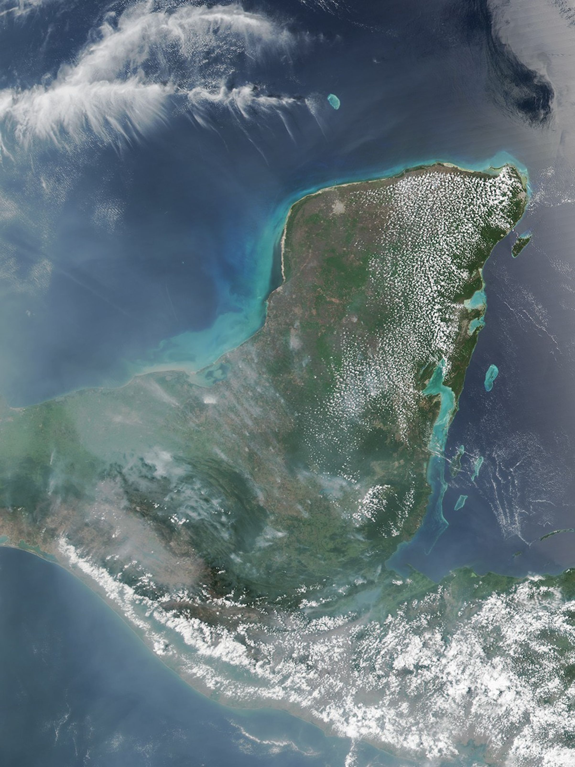 Fires in the Yucatan