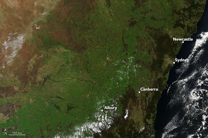 Australian Winter Was Unusually Warm and Dry