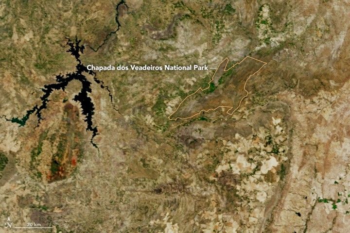 Fire Chars Brazil’s Chapada dos Veadeiros National Park