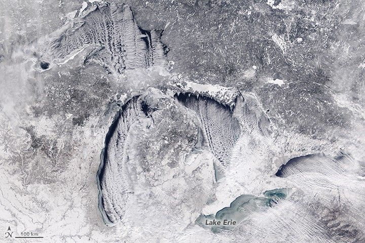 Ice on Lake Erie