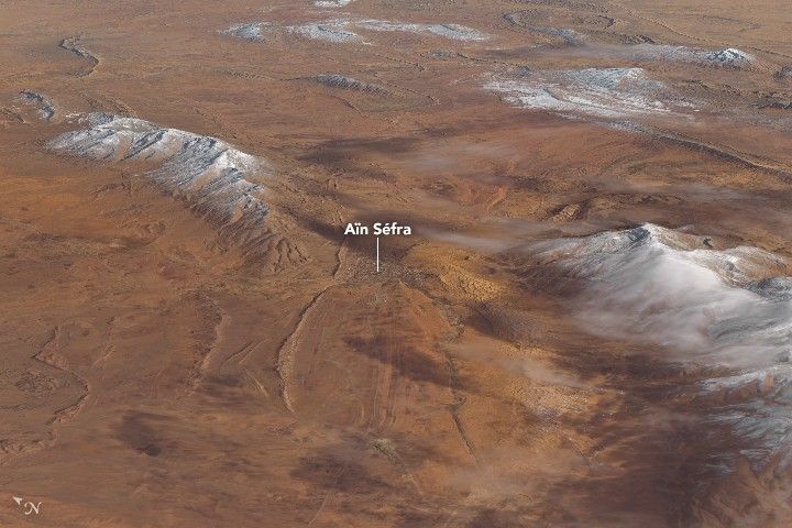 A Dusting of White in the Sahara - NASA Science