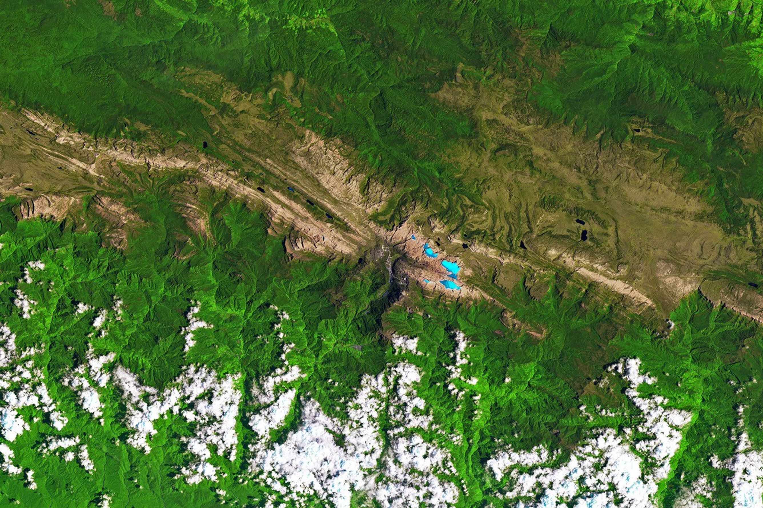 Papua New Guinea icefields