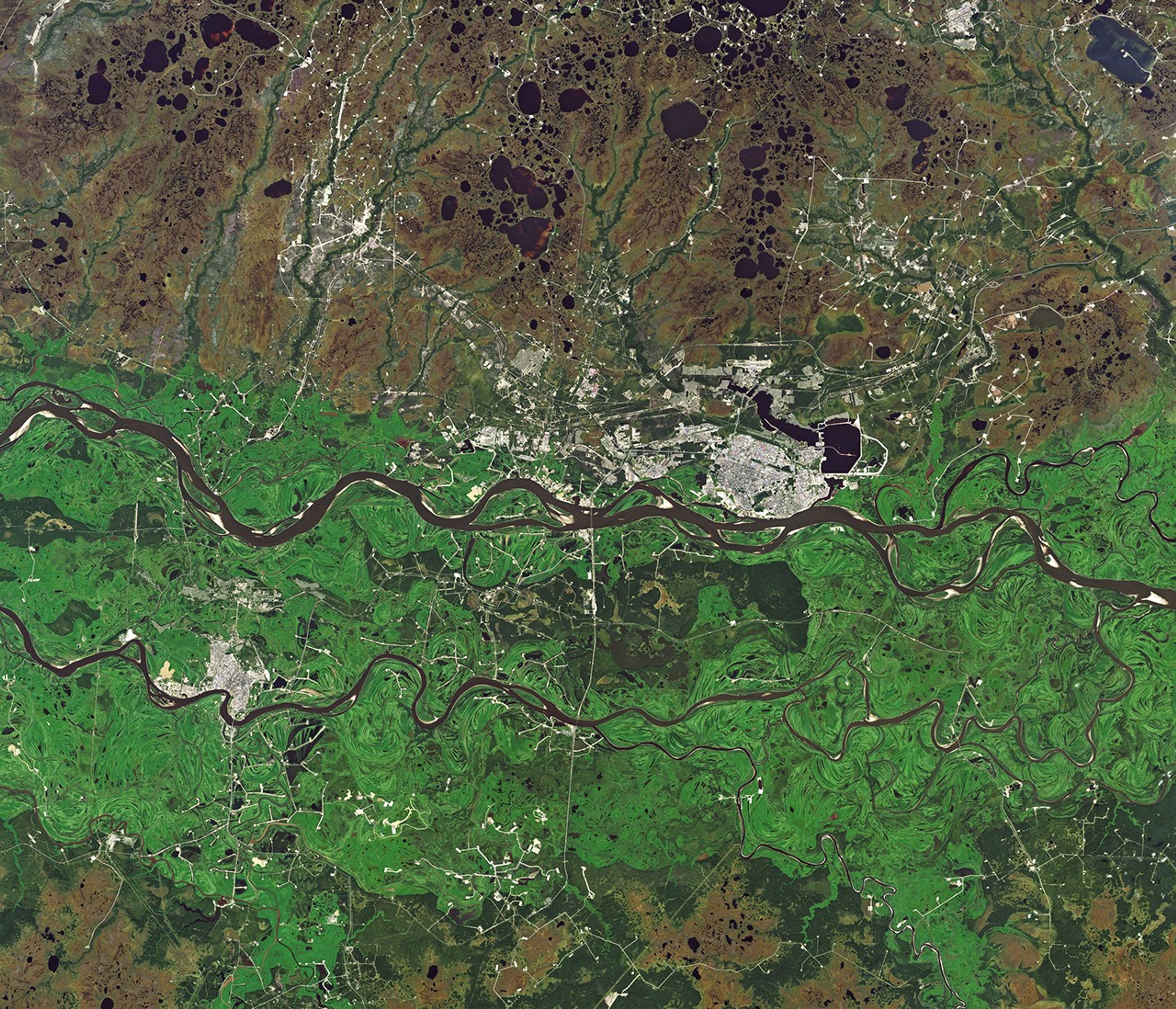 A Ring of Green Around Surgut