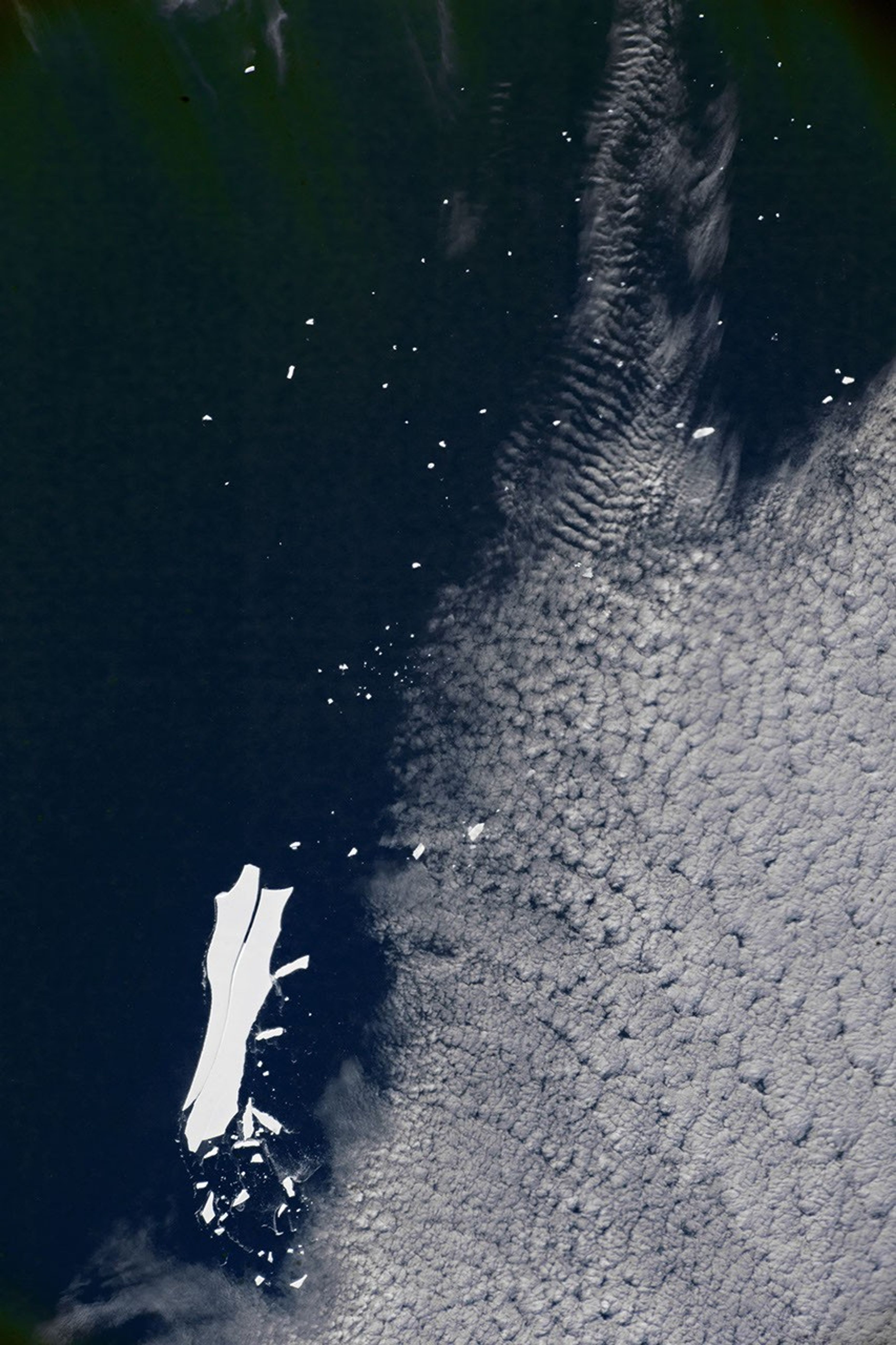 End of the Journey for Iceberg B-15Z?