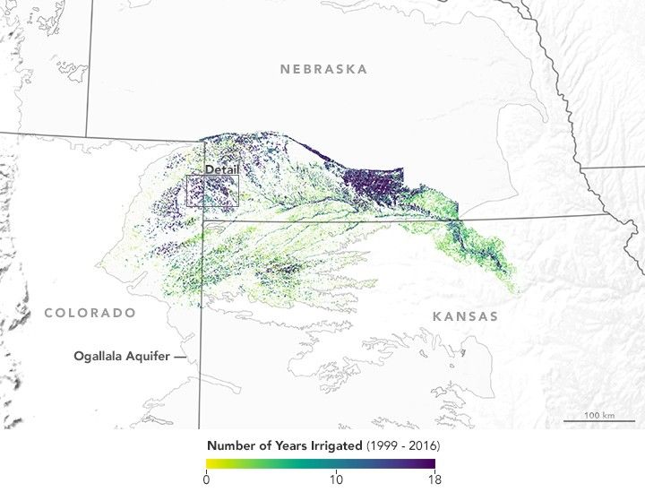 Satellites Investigate Irrigation in a Stressed Aquifer