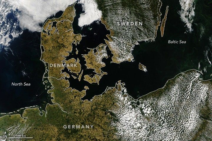 Heatwave Turns Europe Brown