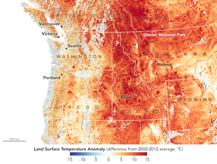 The Northwest is Running Hot and Dry