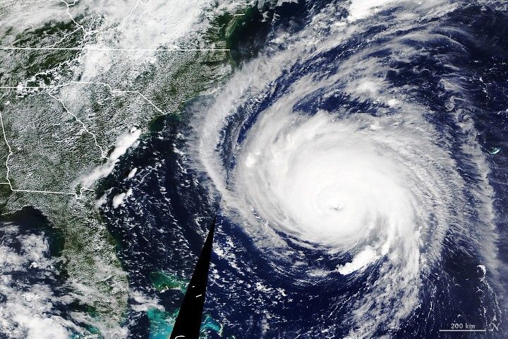 Awesome, Frightening Views of Hurricane Florence