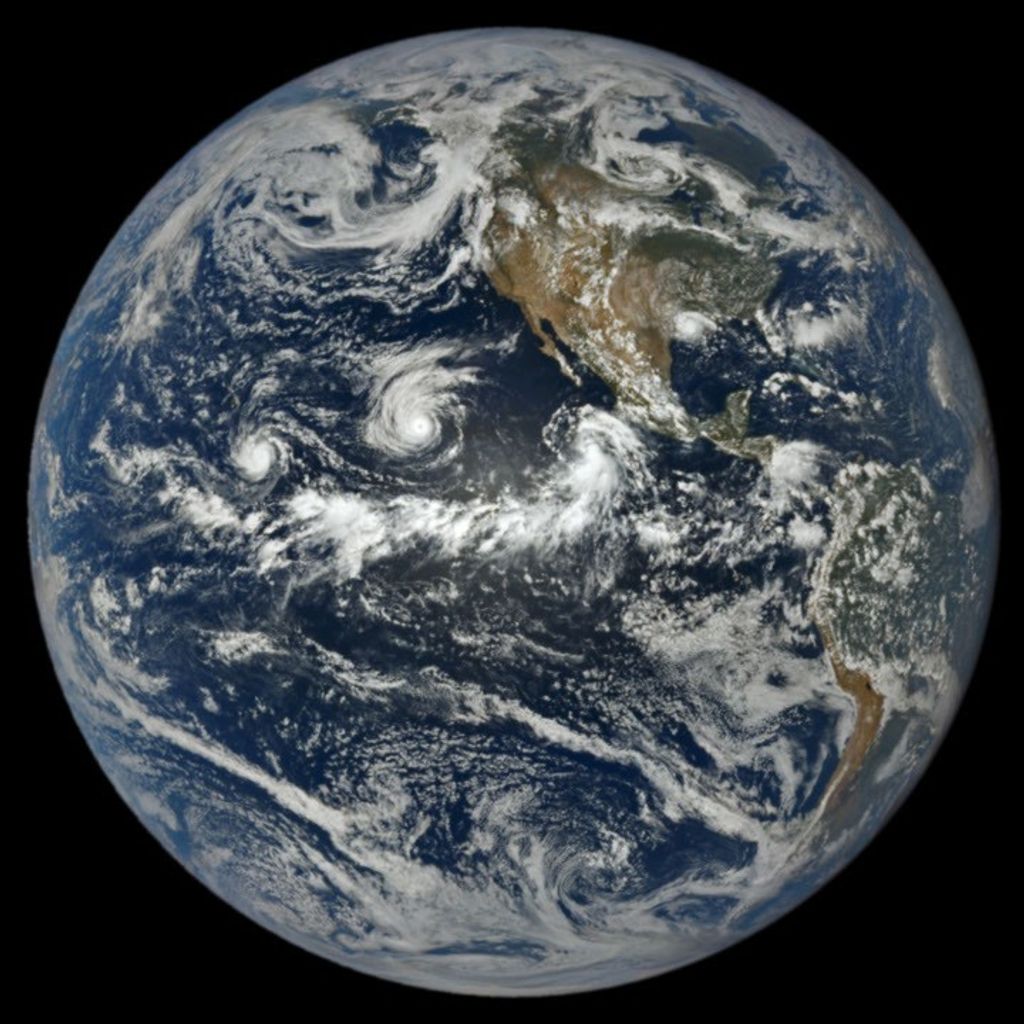 A Trio of Tropical Cyclones in the Pacific