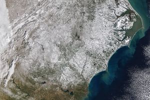 A Winter Blanket Covers North Carolina