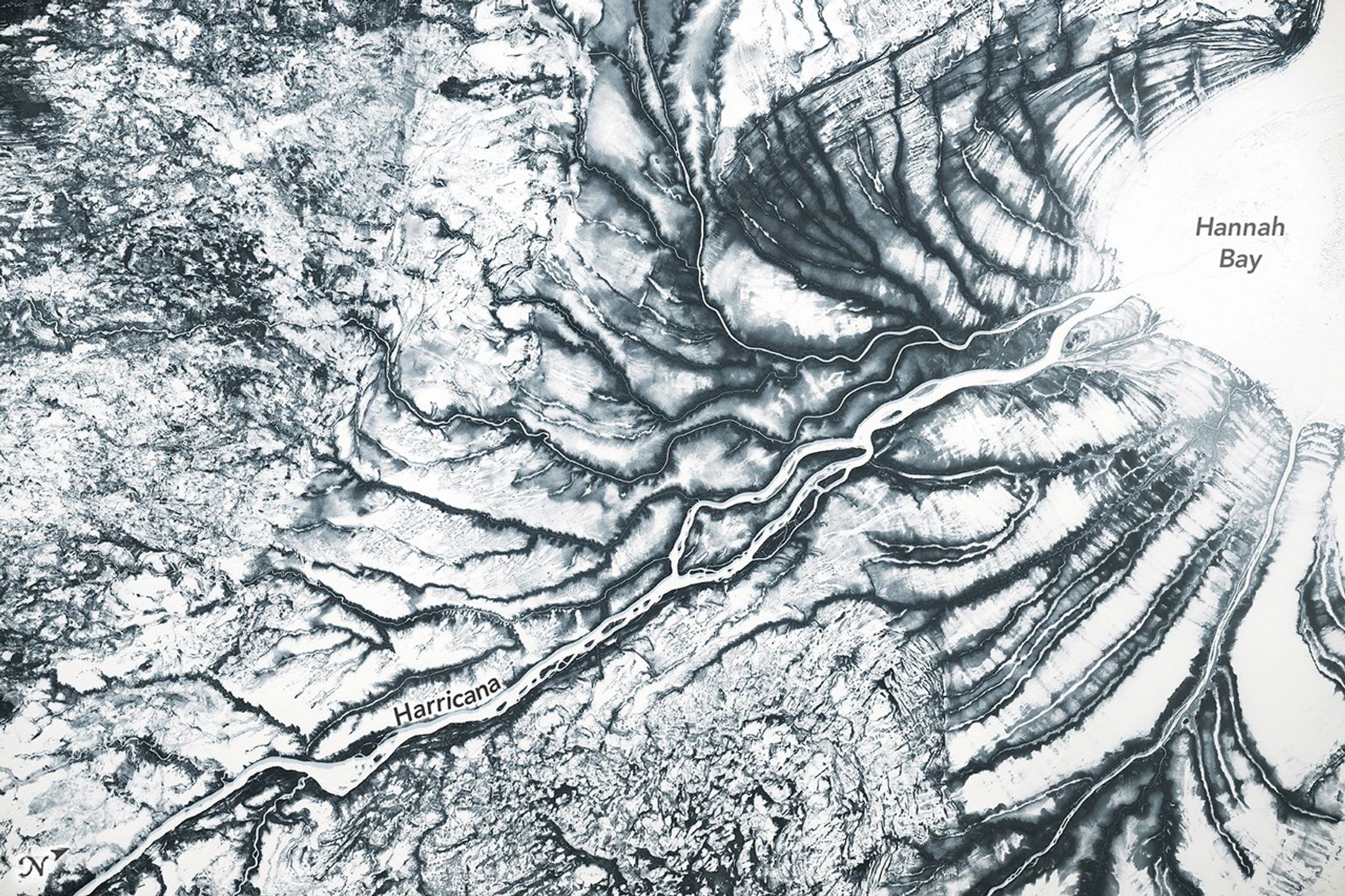 Contours of the James Bay Lowlands