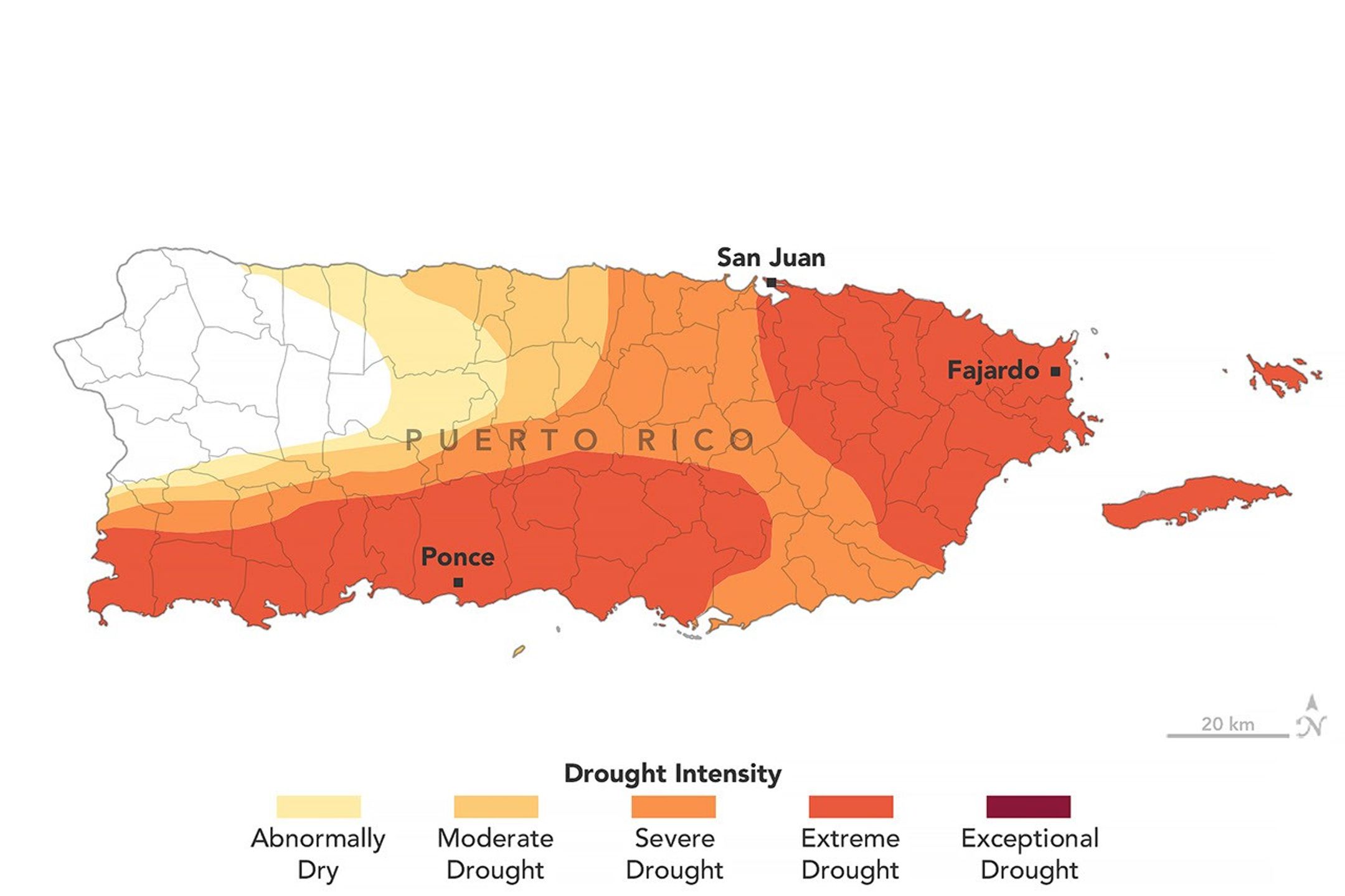 Drought Intensifies Across Puerto Rico