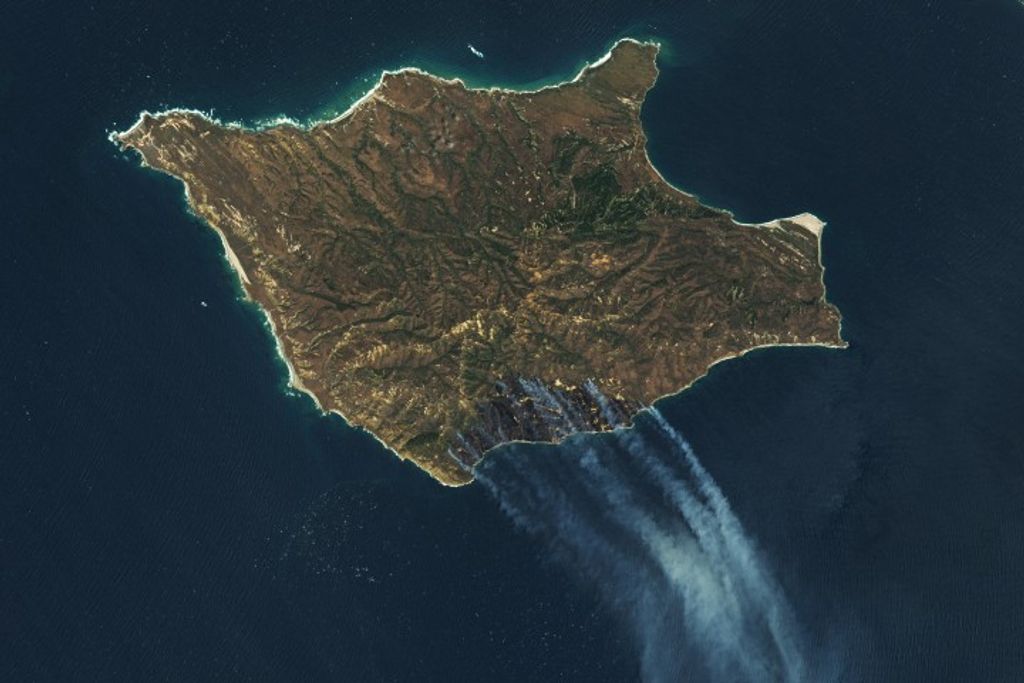 Fire Chars Santa Rosa Island