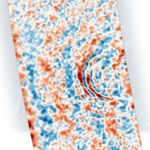 The signature of gravity waves in the stratosphere appears as concentric rings in infrared satellite data.