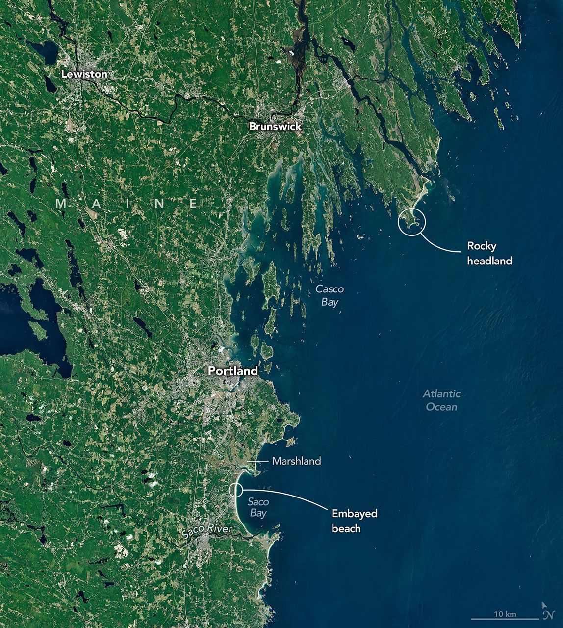 Why Maine’s Sandy Shorelines Turn Jagged