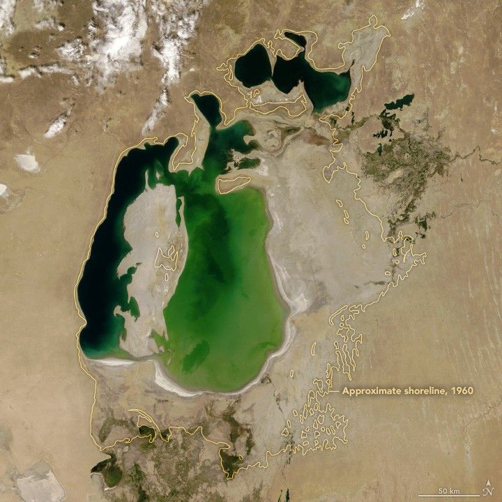 World of Change: Shrinking Aral Sea - NASA Science
