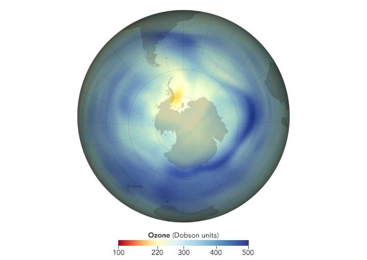 World of Change: Antarctic Ozone Hole, All Images - NASA Science