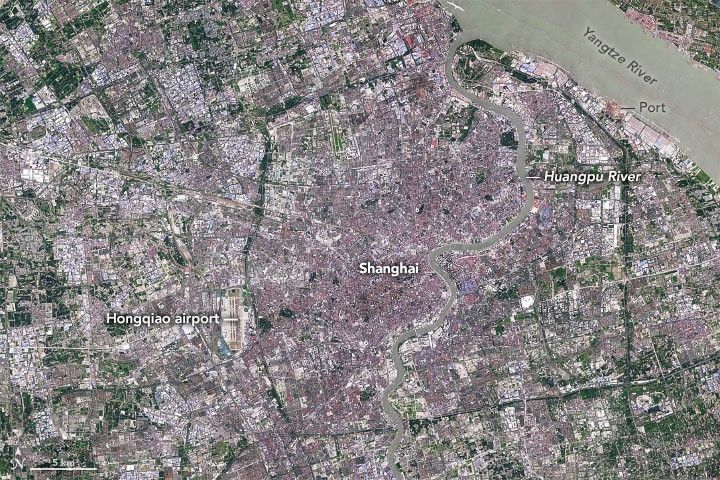 Image of Shanghai, China from July 29, 2019