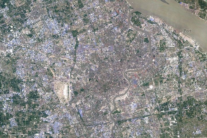 Image of Shanghai, China from April 28, 2009