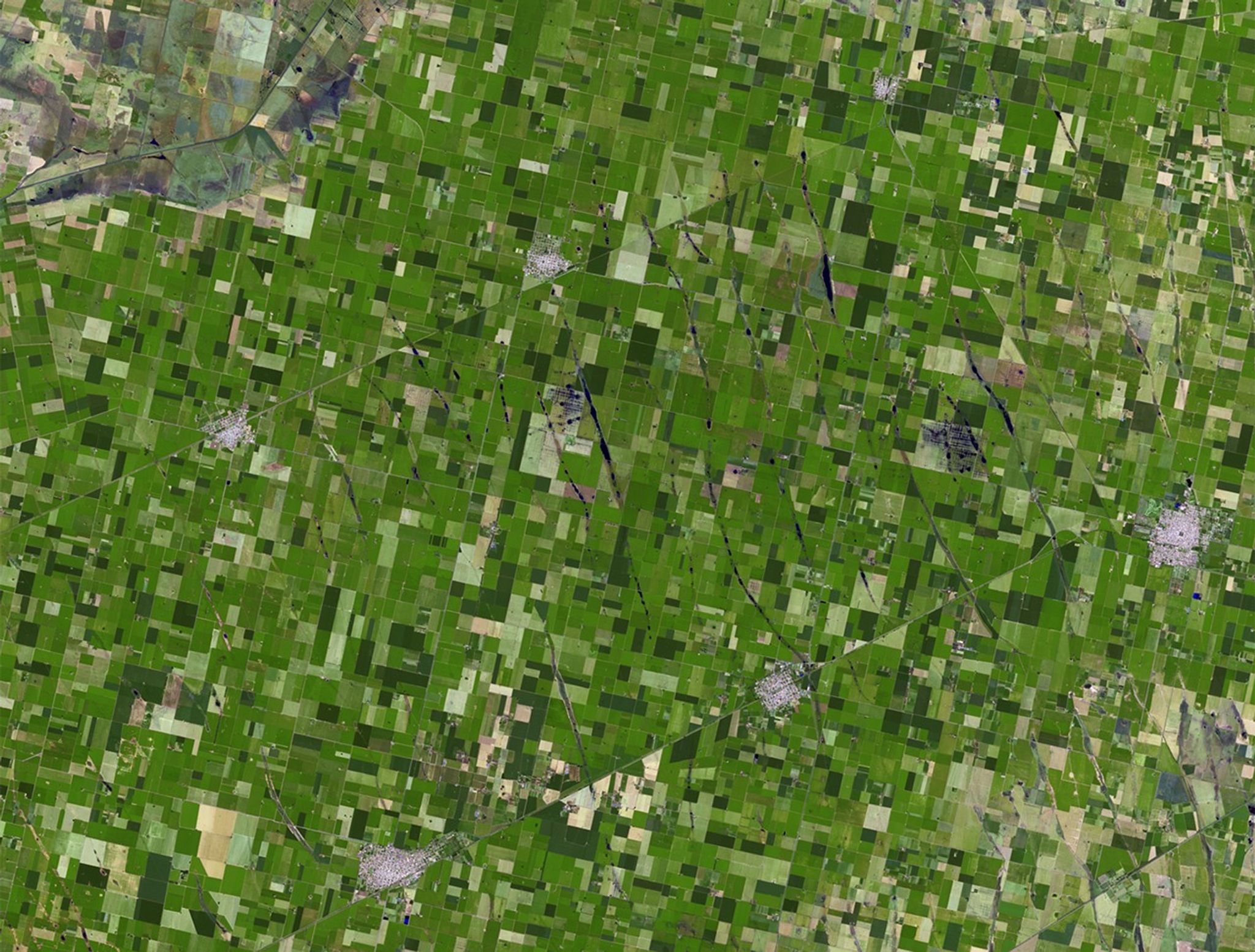 Heavy rains in late December 2016 and early January 2017 affected soybean production in Argentina’s bread-basket provinces and influenced soy prices worldwide. Rainfall is common in northeastern Argentina from December to February, but the Landsat 8 satellite’s Operational Land Imager (OLI) captured dramatic flooding in the January 2017 image (right), compared to the flood-free January 2015 image. Argentina’s Rosario Grains Exchange reported that the event damaged nearly 4 million acres of soybeans in the world’s third-largest soybean exporting country, which, according to the Chicago Board of Trade, caused soybean and soymeal prices to hit six-month highs in mid-January.   Images taken by the Landsat 8 satellite. Source: U.S. Geological Survey (USGS) Landsat Missions Gallery: “Argentina Flooding Has Major Impact on Soybean Production”; U.S. Department of the Interior / USGS and NASA.