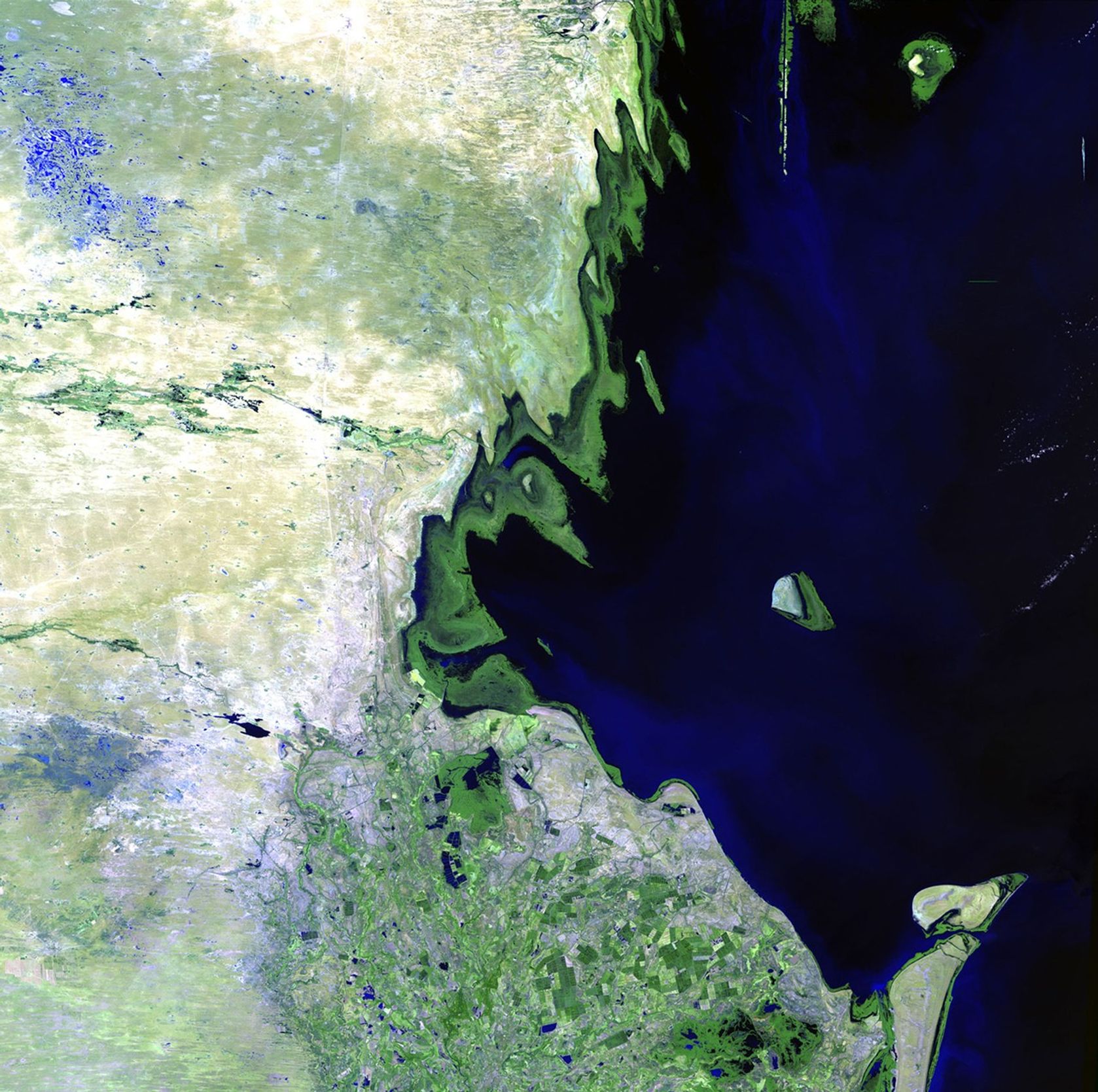 Rising water Caspian Sea NASA Science