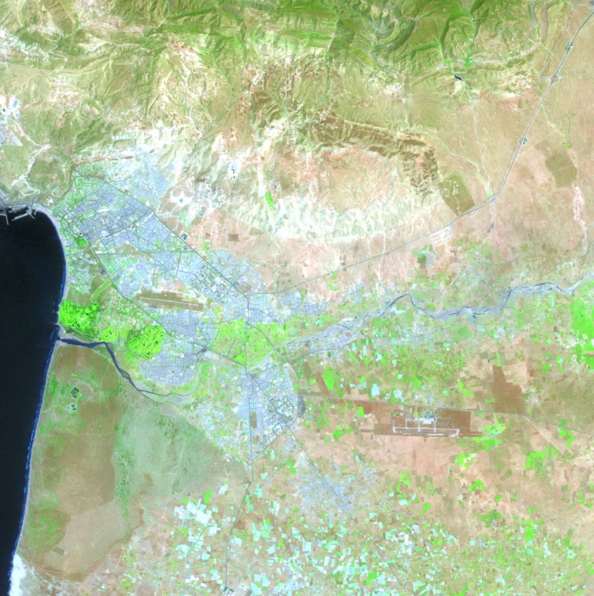
			Urban growth, southwestern Morocco - NASA Science			