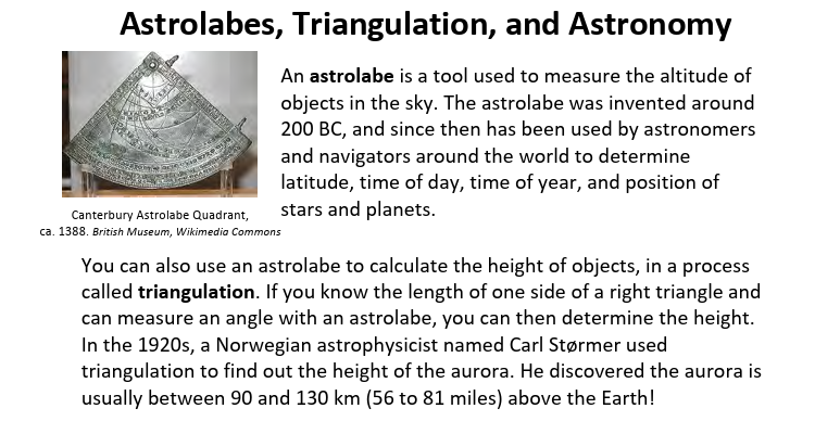 Make an Astrolabe Activity