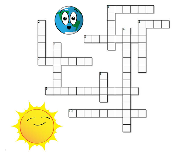 Earth #39 s Seasons and the Sun Crossword Puzzle NASA Science