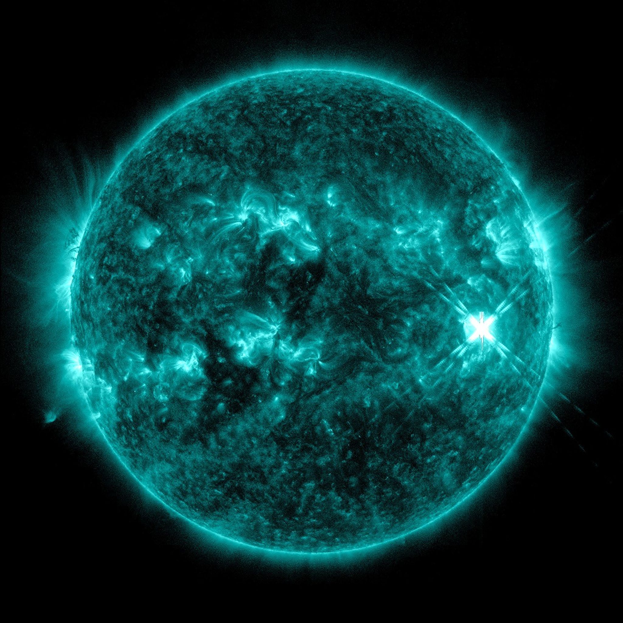 7 Point Sun Sun Releases Strong Flare - NASA Science