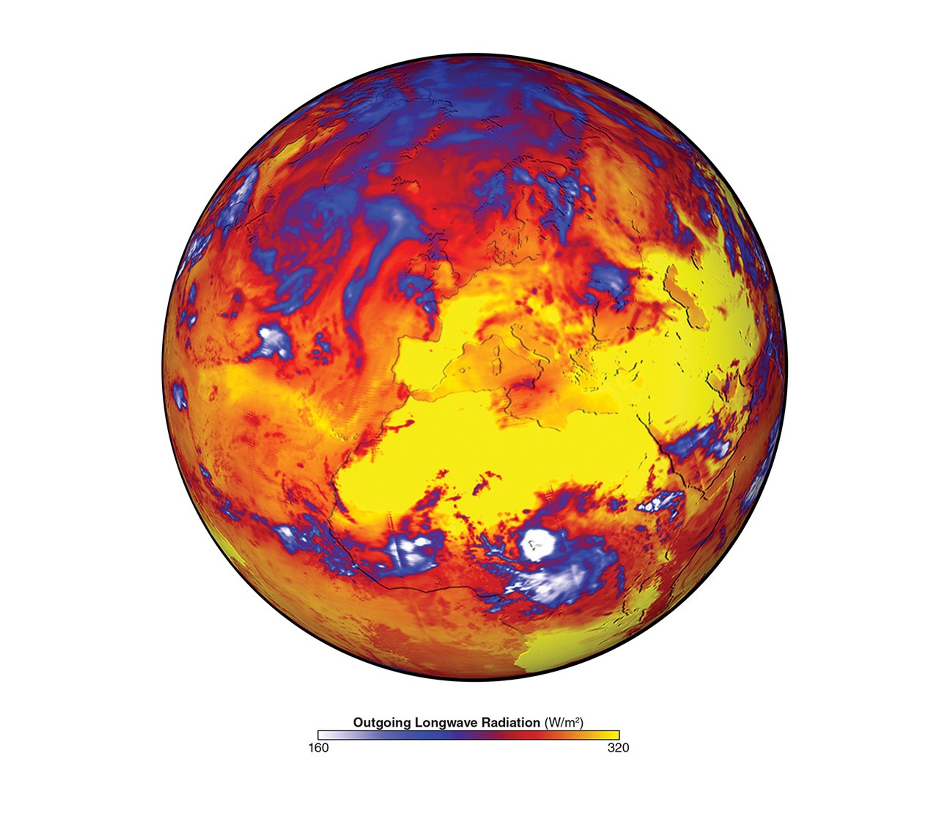 2003 European Heatwave as seen by the CERES instrument