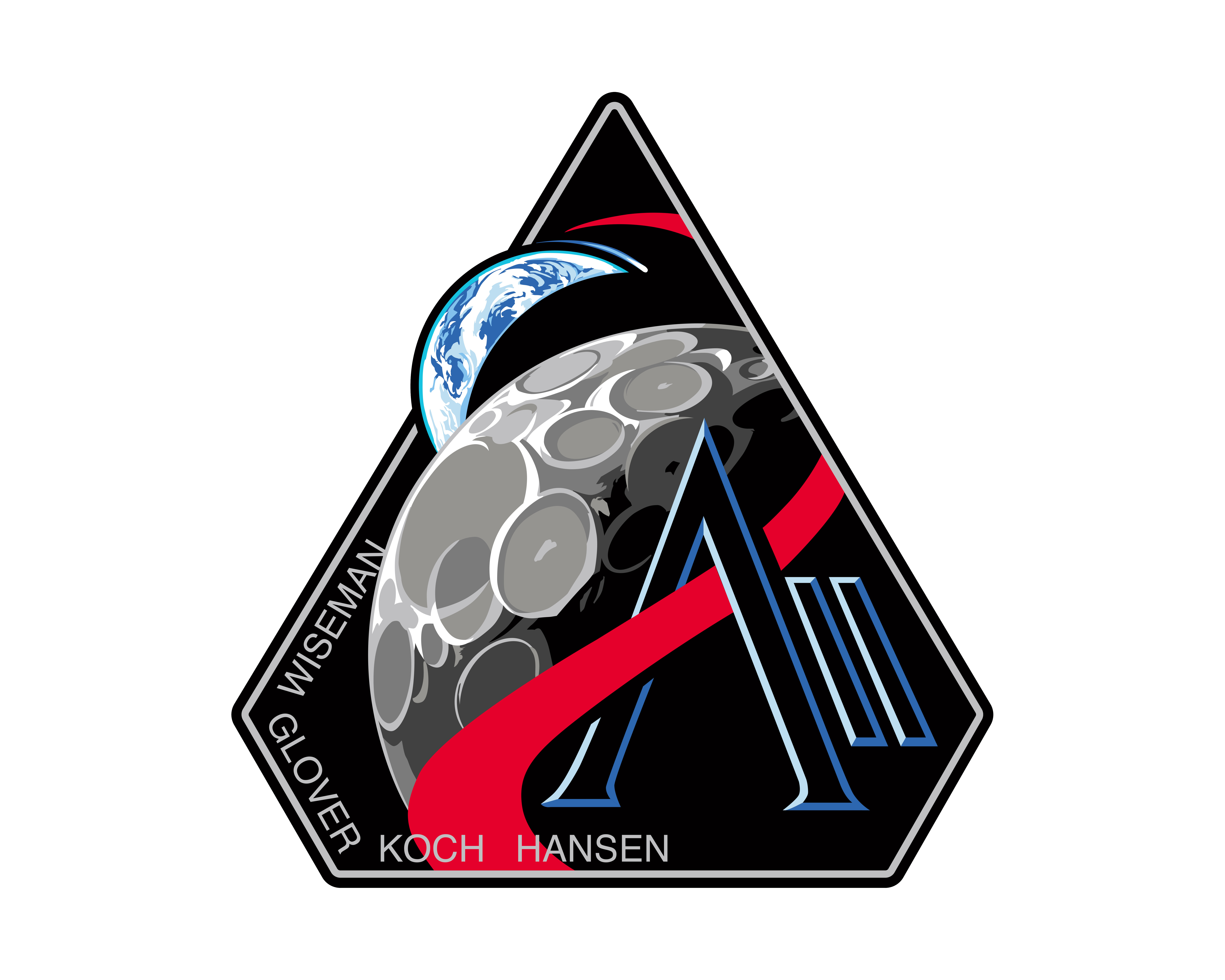 El parche de la misión Artemis II.