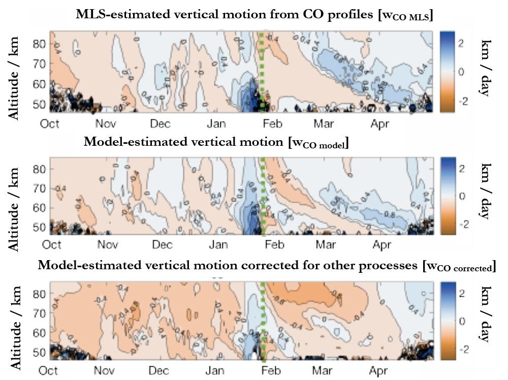 Polar vertical motion