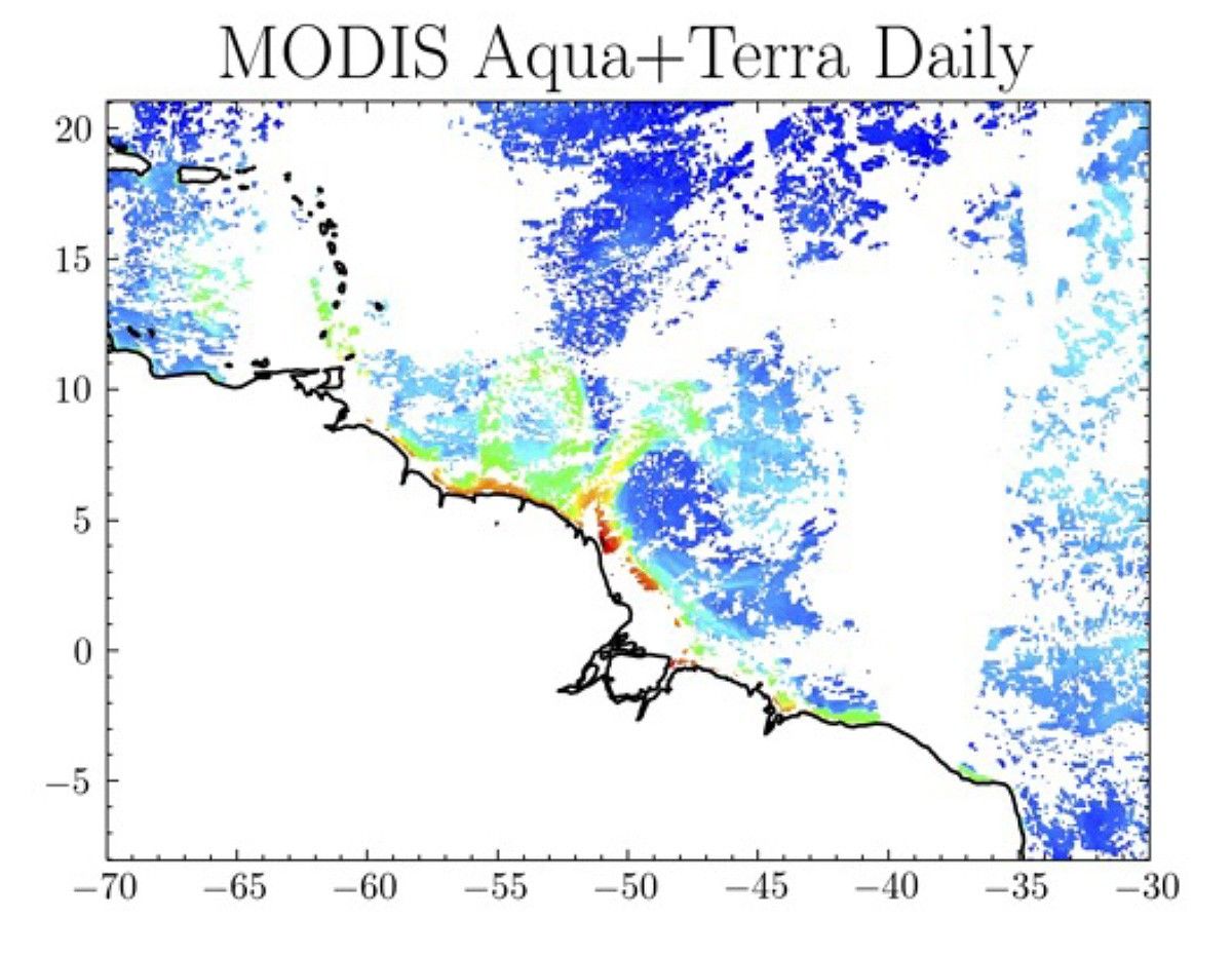 MODIS Aqua and Terra combined chlorophyll retrieval