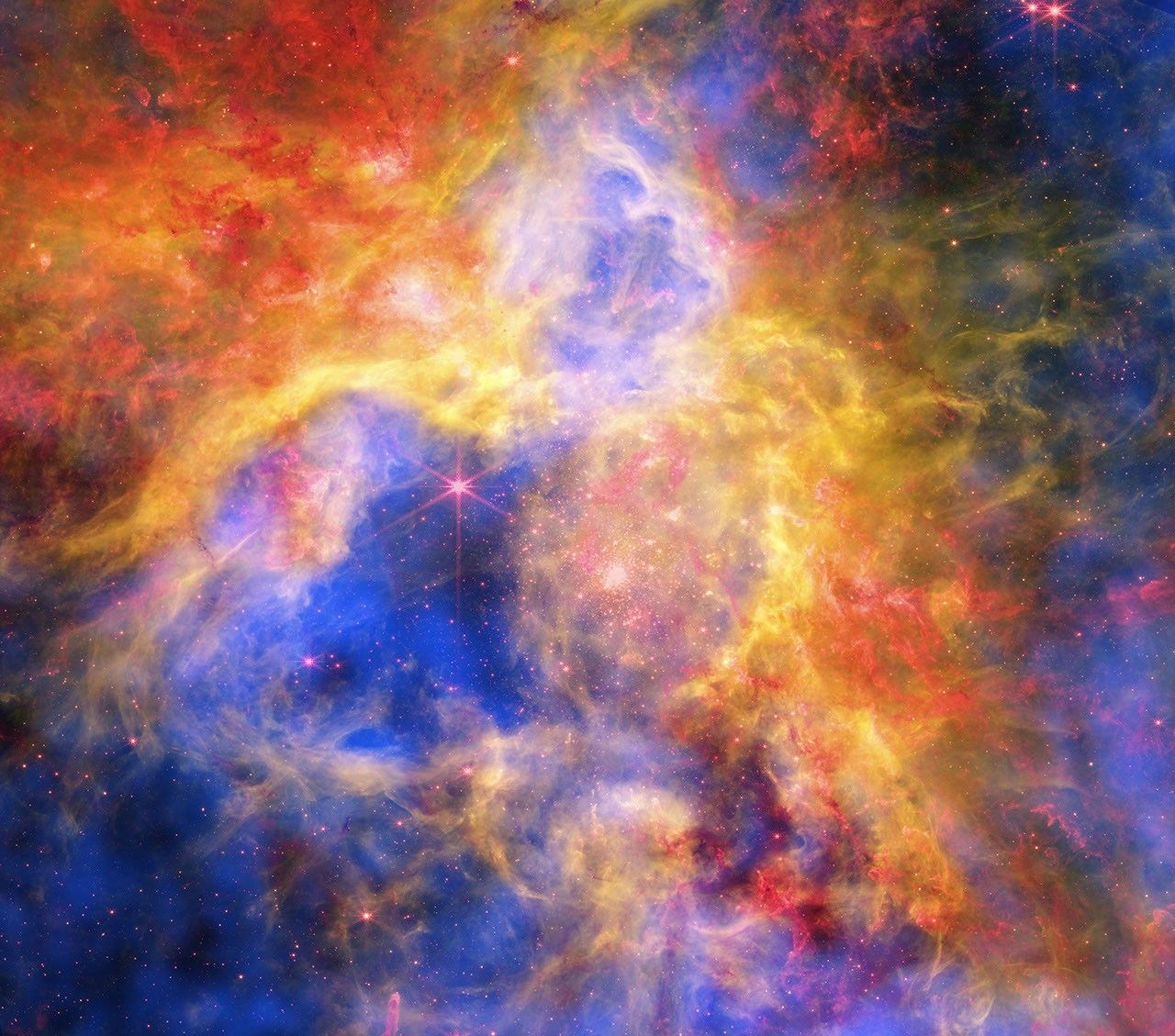 NASA Telescopes Create Colorful ‘Craft’ From Nearby Nebula