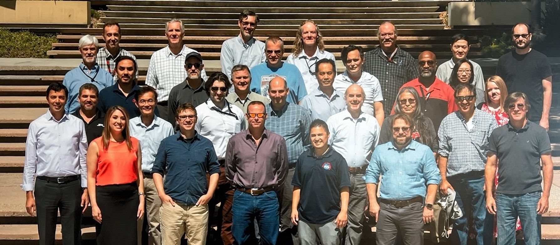 Photo of the Cold Atom Lab team at JPL